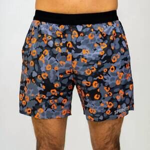 NEW SPRINTS men's avigate 5 fusion 2-in-1 running shorts in jag camo blaze